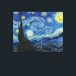 Starry Night | Vincent Van Gogh Leinwanddruck<br><div class="desc">Starry Night (1889) von dem niederländischen Künstler Vincent Van Gogh. Original Artwork ist ein Öl auf der Leinwand,  das einen kraftvollen postimpressionistischen Nachthimmel in launischen Blau- und Gelbtönen darstellt. Verwenden Sie die Entwurfstools,  um einen benutzerdefinierten Text hinzuzufügen oder das Bild zu personalisieren.</div>