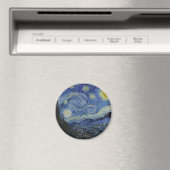 Starry Night Vincent van Gogh Magnet (In Situ (Geschirrspüler))