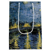 Starry Night Vincent van Gogh Mittlere Geschenktüte (Rückseite)