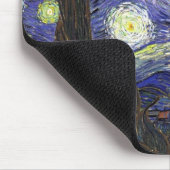 Starry Night, Vincent Van Gogh. Mousepad (Ecke)