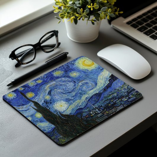 Starry Night | Vincent Van Gogh Mousepad
