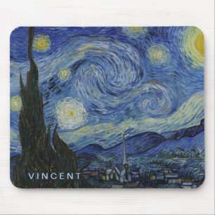 Starry Night Vincent van Gogh Mousepad