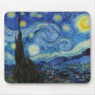 Starry Night, Vincent van Gogh Mousepad