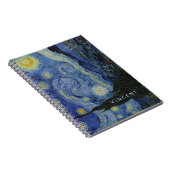 Starry Night Vincent van Gogh Notizblock (Rechte Seite)