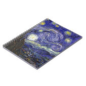 Starry Night, Vincent Van Gogh. Notizblock (Linke Seite)