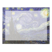 Starry Night, Vincent Van Gogh. Notizblock (Vorderseite)