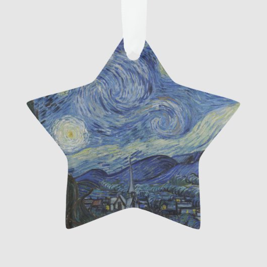 Starry Night Vincent van Gogh Ornament (Vorderseite)
