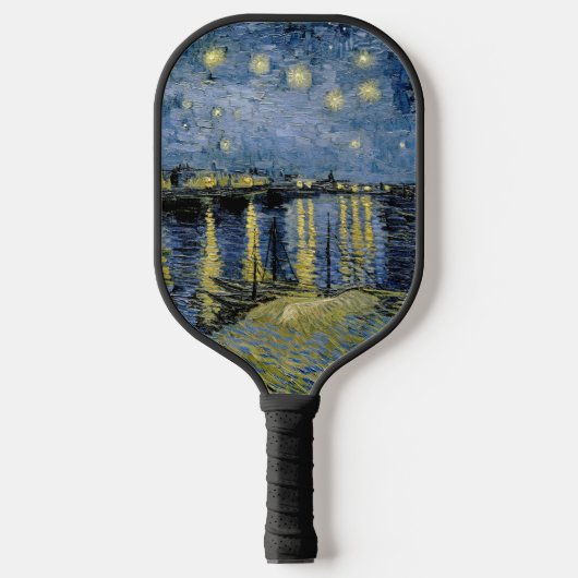 Starry Night Vincent van Gogh Pickleball Schläger (Vorderseite)