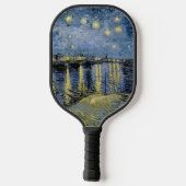 Starry Night Vincent van Gogh Pickleball Schläger (Rückseite)