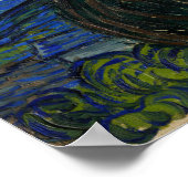 Starry Night | Vincent Van Gogh Poster (Ecke)