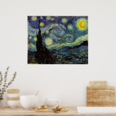 Starry Night, Vincent van Gogh Poster (Küche)