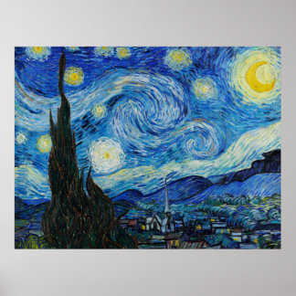 Starry Night Vincent Van Gogh Poster