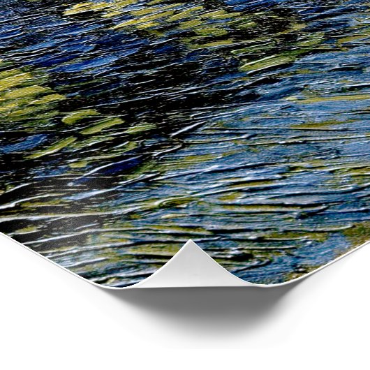 Starry Night Vincent van Gogh Poster (Ecke)