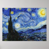 Starry Night Vincent van Gogh Poster (Vorne)