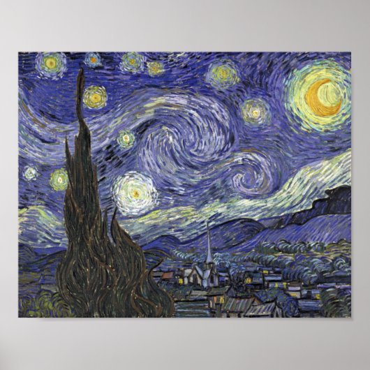 Starry Night - Vincent van Gogh Poster (Vorne)