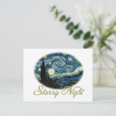 Starry Night, Vincent Van Gogh. Postkarte (Stehend Vorderseite)
