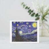 Starry Night, Vincent Van Gogh. Postkarte (Stehend Vorderseite)