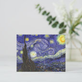 Starry Night, Vincent Van Gogh. Postkarte (Stehend Vorderseite)