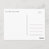 Starry Night, Vincent Van Gogh. Postkarte (Rückseite)