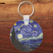 Starry Night, Vincent Van Gogh. Schlüsselanhänger (Vorderseite)