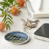 Starry Night Vincent van Gogh Schlüsselanhänger (Seite)