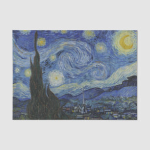 Starry Night Vincent van Gogh Seidenpapier