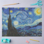 Starry Night, Vincent van Gogh Seidenpapier (Basteln)