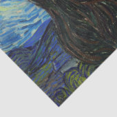 Starry Night, Vincent van Gogh Seidenpapier (Ausschnitt)