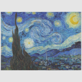 Starry Night, Vincent van Gogh Seidenpapier
