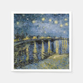 Starry Night Vincent van Gogh Serviette (Vorderseite)