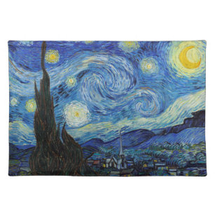 Starry Night, Vincent van Gogh Stofftischset