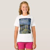 Starry Night Vincent van Gogh T-Shirt (Vorne ganz)