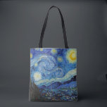 Starry Night, Vincent van Gogh Tasche<br><div class="desc">Vincent Willem van Gogh (30. März 1853 - 29. Juli 1890) war ein niederländischer postimpressionistischer Maler, der zu den bekanntesten und einflussreichsten Persönlichkeiten der Geschichte der Western-Kunst zählt. In knapp einem Jahrzehnt hat er etwa 2.100 Kunstwerke erschaffen, darunter etwa 860 Ölgemälde, von denen die meisten aus den letzten beiden stammen...</div>