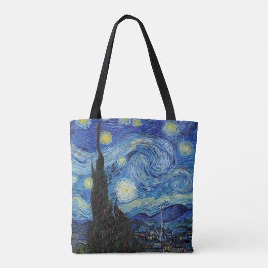 Starry Night, Vincent van Gogh Tasche (Rückseite)