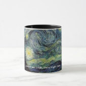 Starry Night, Vincent van Gogh Tasse (Zentrum)