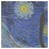 Starry Night Vincent van Gogh Tiled Stoff (Nahaufnahme)