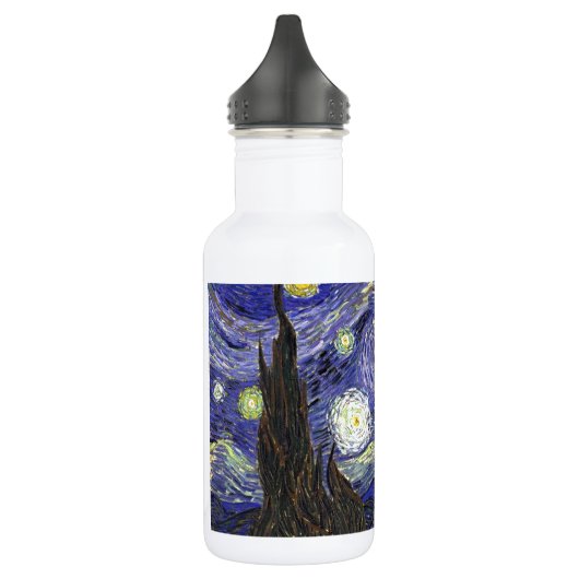 Starry Night, Vincent Van Gogh. Trinkflasche (Links)