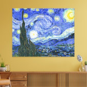 Starry Night ~ Vincent van Gogh ~ Triptych Leinwanddruck (Insitu (Wohnzimmer))