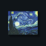 Starry Night Vincent van Gogh Vintage Malerei Art Leinwanddruck<br><div class="desc">Vincent van Gogh (Niederländisch, 1853 - 1890) Starry Night, 1889, Oil on Leinwand Ungerahmt: 73 × 92 cm (28, 7 × 36, 2 in) Dieses Bild zeigt den Blick von der Ostseite des Van Gogh-Asylzimmers in Saint-Rémy-de-Provence ce, er fügte ein idealisiertes Dorf hinzu. Seit 1941 ist es in der ständigen...</div>
