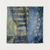 Starry Night Vincent van Gogh Wandteppich (Vorderseite (Horizontal))