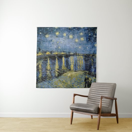 Starry Night Vincent van Gogh Wandteppich (Beispiel)