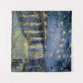 Starry Night Vincent van Gogh Wandteppich (Vorderseite (Horizontal))