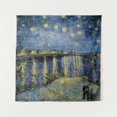 Starry Night Vincent van Gogh Wandteppich (Vorderseite)