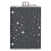 Starry Night   Vinyl Wrapped Flask Flachmann (Rückseite)