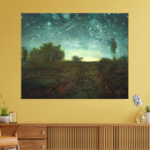 Starry Night von Jean-François Millet (ca. 1850-65 Leinwanddruck (Insitu (Wohnzimmer))