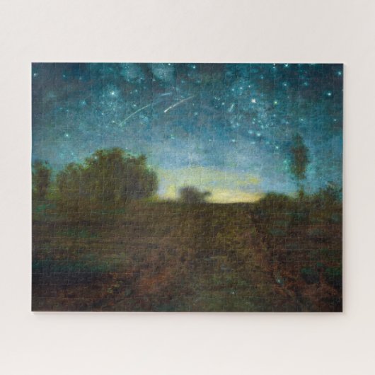 Starry Night von Jean-Francois Millet Puzzle (Horizontal)