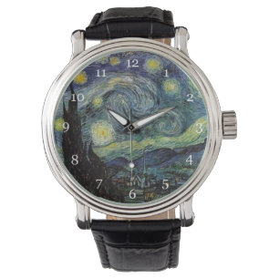 Starry Night von Van Gogh. Armbanduhr