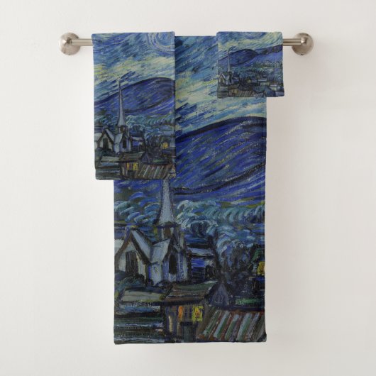 "Starry Night" von Van Gogh Badhandtuch Set (Insitu)