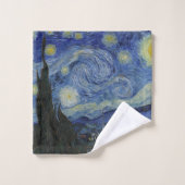 "Starry Night" von Van Gogh Badhandtuch Set (Waschlappen)
