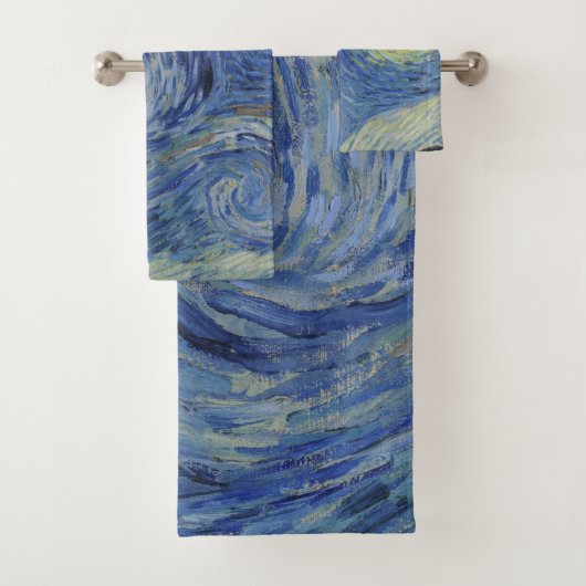 "Starry Night" von Van Gogh Badhandtuch Set (Insitu)